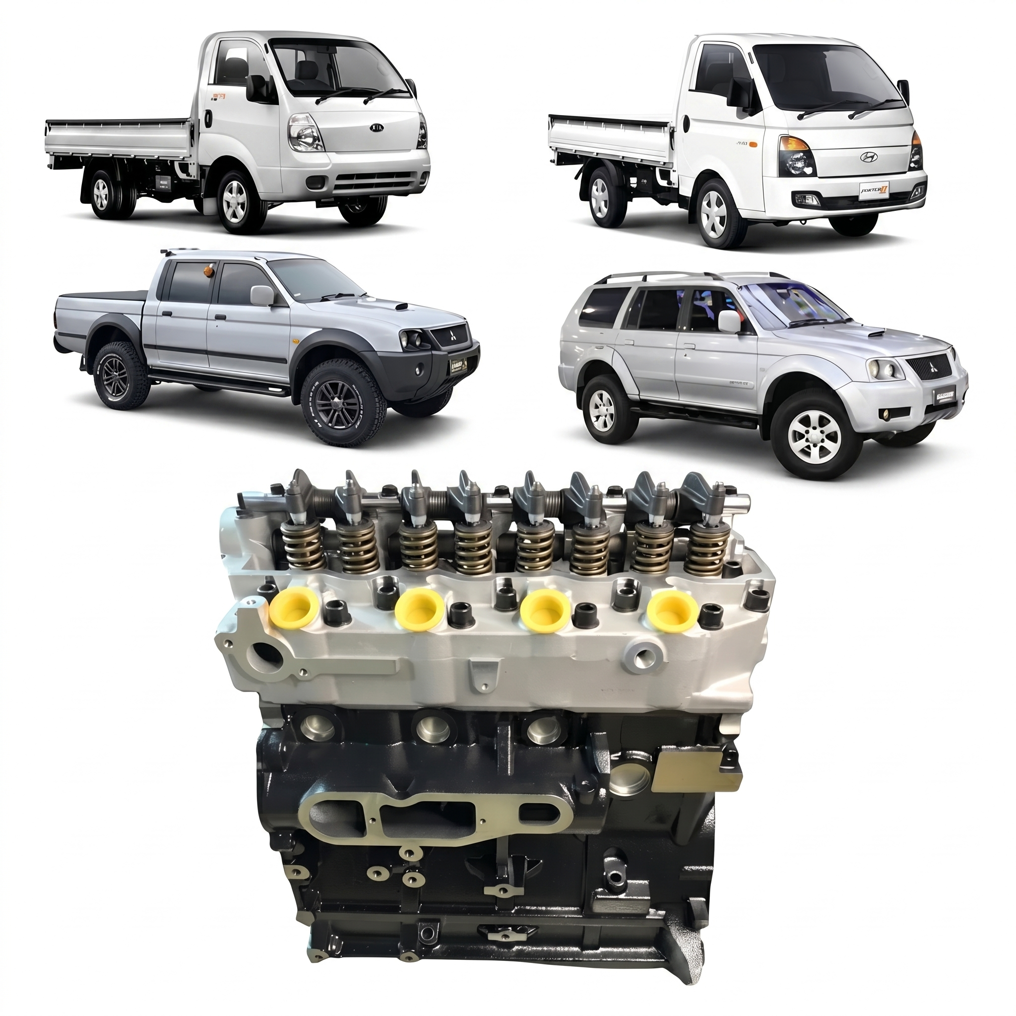 Motor HR 8V Compacto Hyundai 2.5 Diesel – Novo 0KM